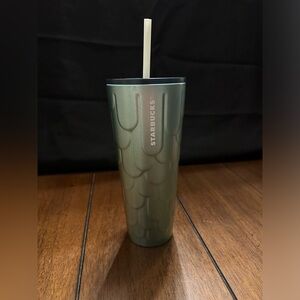 Starbucks Venti Metal Mermaid Scale Tumbler